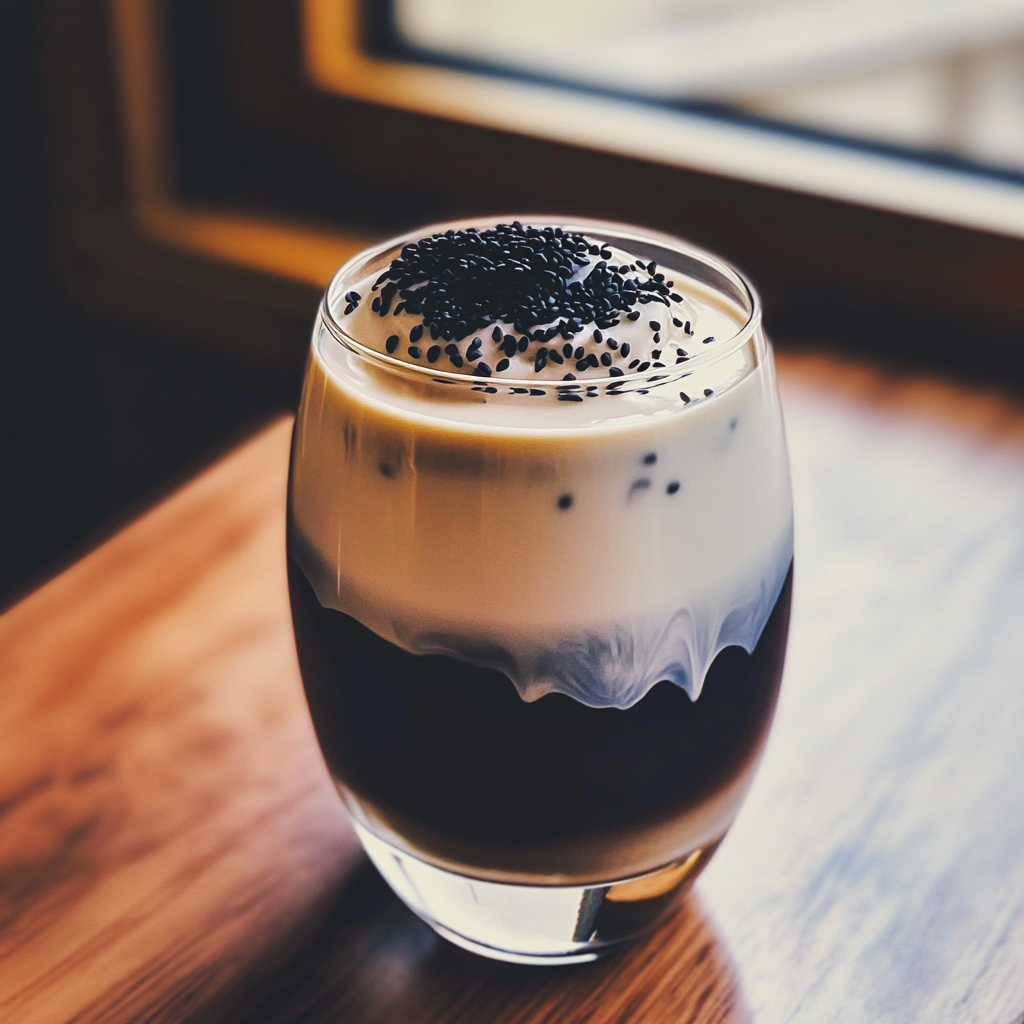 Black Sesame Latte