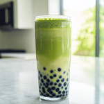 Homemade Matcha Bubble Tea