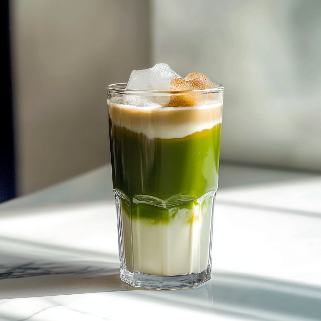 Iced Brown Sugar Matcha Latte