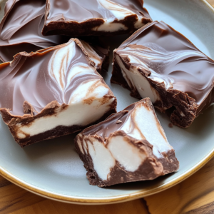 Irresistible Marshmallow Swirl Fudge