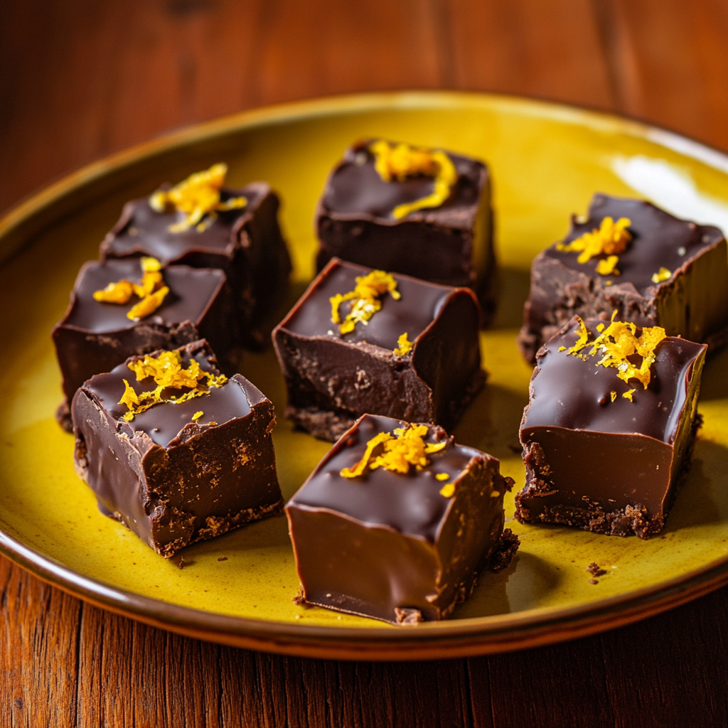 Irresistible No-Bake Chocolate Orange Fudge