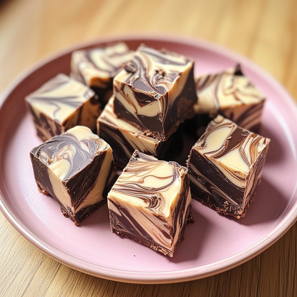 Ultimate Peanut Butter Chocolate Swirl Fudge
