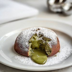Matcha Green Tea Molten Lava Cakes
